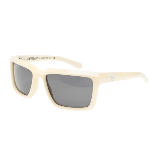 Off-White Portland Solglasögon (Vit/mörkgrå) - Image 1