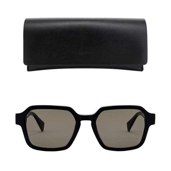 AllSaints Unisex Adult Geometric Sunglasses (Black) - Image 4