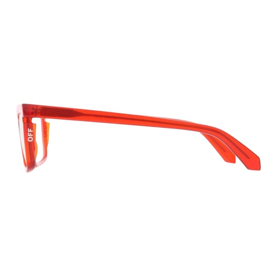 Off White Style Sun Plastic Bold solglasögon (Rött/blått block) - Image 2