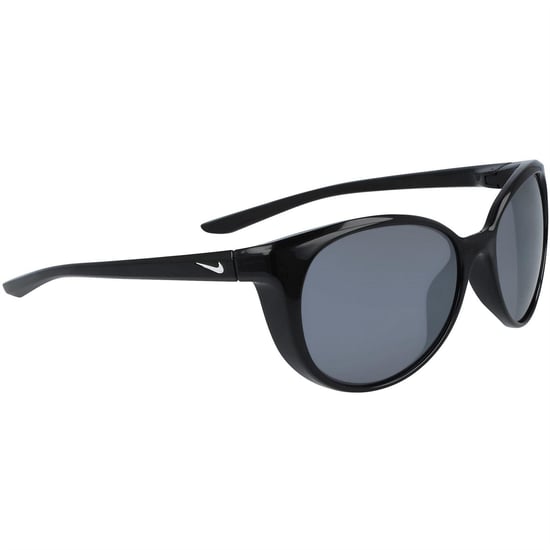 Nike Essence Logo ovale zonnebril (Zwart/Wit/Zilver) - Image 2
