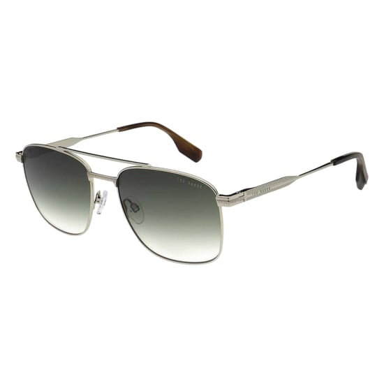 Ted Baker Chase Rechthoekige Zonnebril (Zilver) - Image 3