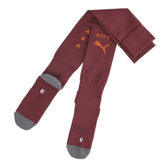Puma Manchester City FC-voetbalsokken met strepen voor heren (Aubergine) - Image 1
