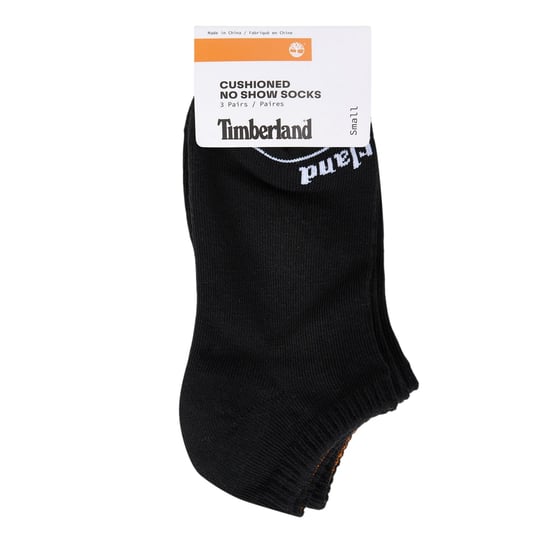 Timberland Uniseks Adult Core No-Show Sokken (Set van 3) (Zwart) - Image 2