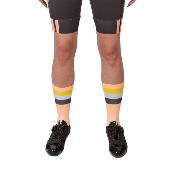 Endura Mannen Bandwidth Sokken (Neon Perzik) - Image 3