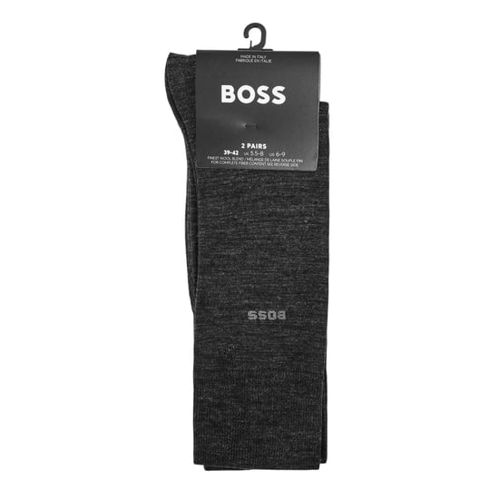 Boss Ankelsockor i ull för män (2-pack) (Kol) - Image 2