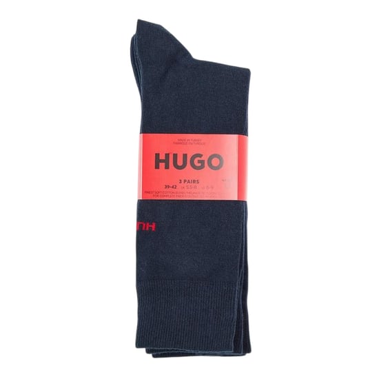 Hugo Enkelsokken heren (pak van 3) (Donkerblauw) - Image 3