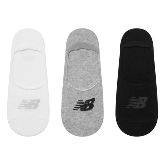 New Balance No-Show Sokken voor volwassenen (pak van 3) (Wit, Groen, Zwart) - Image 1