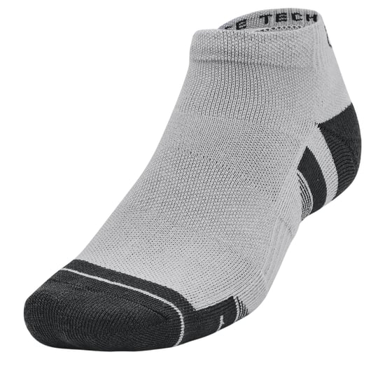 Under Armour Unisex-enkelkousen voor volwassenen met technische eigenschappen (set van 3) (Zwart/Grijs/Wit) - Image 3
