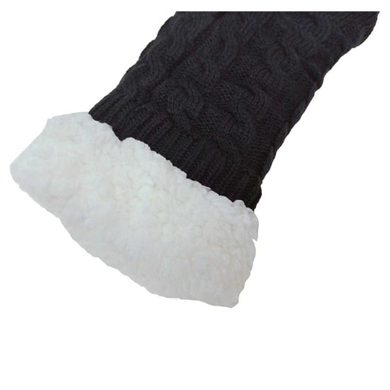 Miso Unisex-toffelstrumpor i akryl för vuxna (Svart) - Image 4