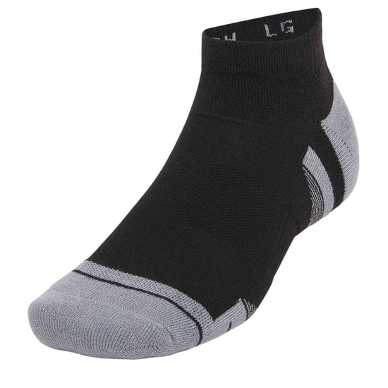 Under Armour Unisex-enkelkousen voor volwassenen met technische eigenschappen (set van 3) (Zwart/Grijs) - Image 3