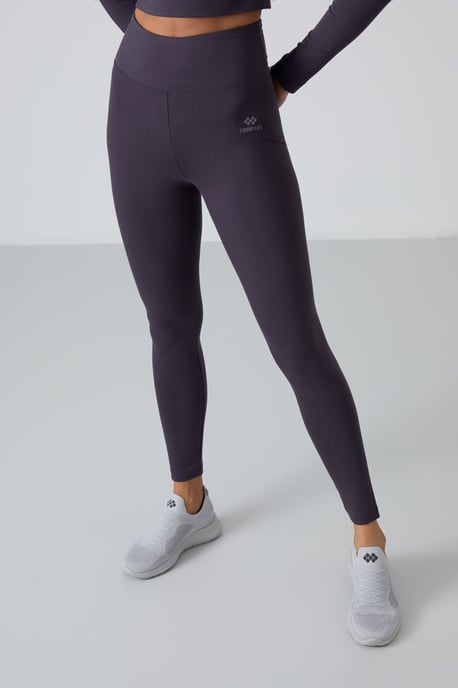 Katoenen Elastaan Crop T-Shirt en Legging Set - Image 4