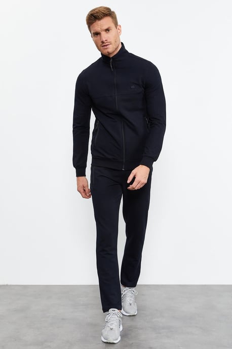 Men's Zip-Front Sweatshirt And Pants Set - Image 1