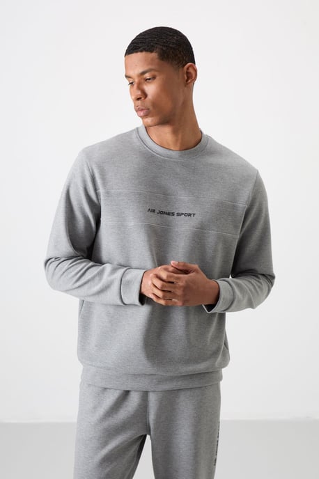 Bedrukt Fleece Sweatshirt en Broek Set - Image 3