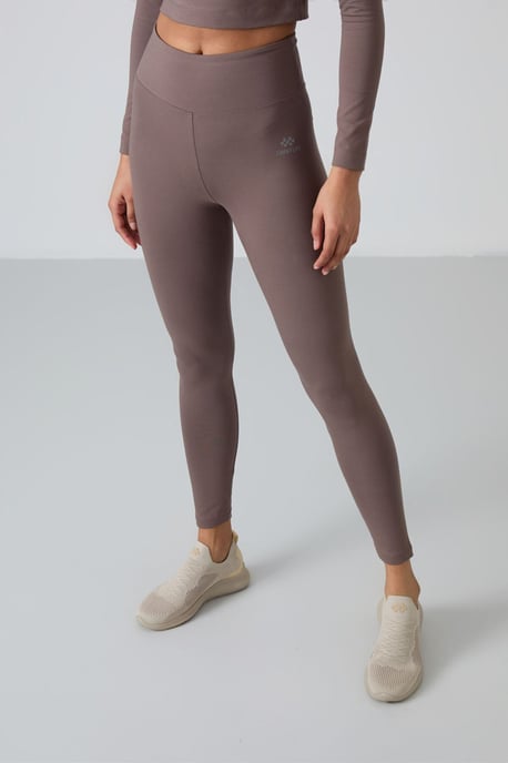 Katoenen Elastaan Crop T-Shirt en Legging Set - Image 6