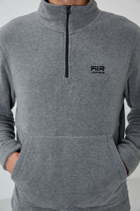 Heren Polyester Fleece Sweatshirt en Broek Set - Image 4