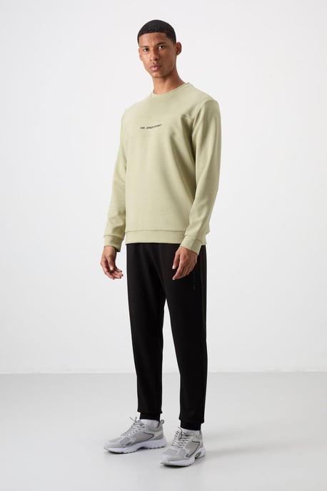 Bedrukt Fleece Sweatshirt en Broek Set - Image 5