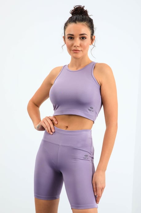 Mouwloos Crew Neck Actieve Set Met Fietsshorts - Image 6