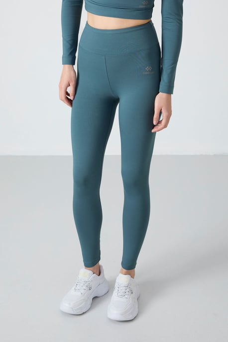 Katoenen Elastaan Crop T-Shirt en Legging Set - Image 6