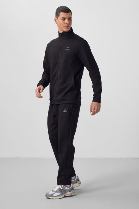 Heren lange mouw rits sweatshirt en broek set - Image 1