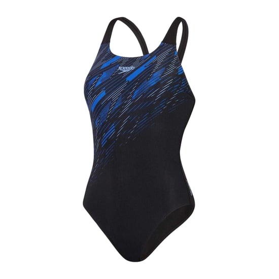 Speedo Dames Hyperboom Placement Badpak (Zwart/Blauw) - Image 1