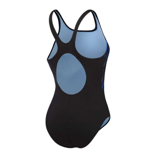 Speedo Dames Hyperboom Placement Badpak (Zwart/Blauw) - Image 2