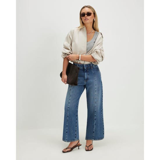 River Island Womens Cropped Jeans Petite Blue - Image 1