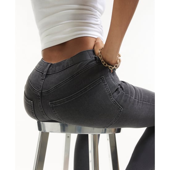River Island Womens Skinny Jeans Black Mid Rise - Image 5