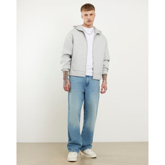 River Island Mens Loose Fit Jeans Blue - Image 1