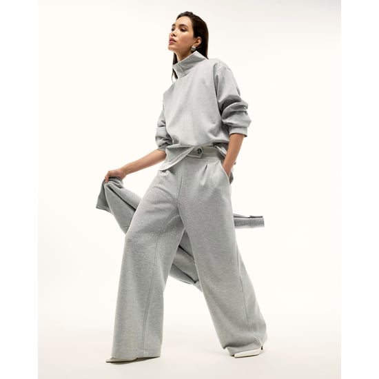 River Island Womens Wide Leg Trousers Grey Tailored - Image 1