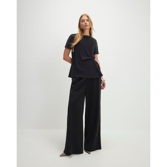 River Island Womens Straight Leg Trousers Black - Image 1