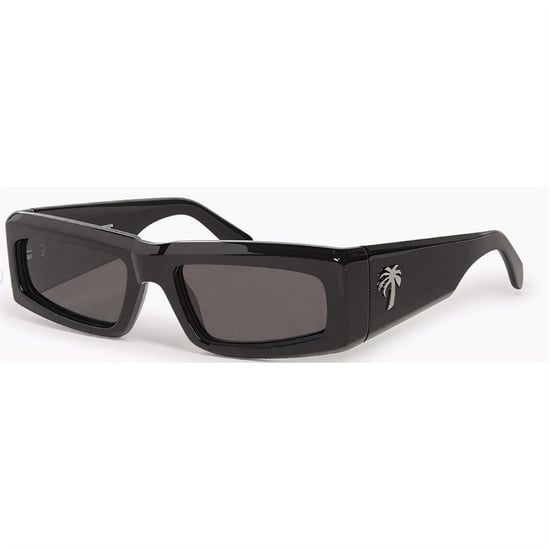 Accessories Palm Angels Yreka Rectangle Sunglasses in Black Dark Grey - Image 1