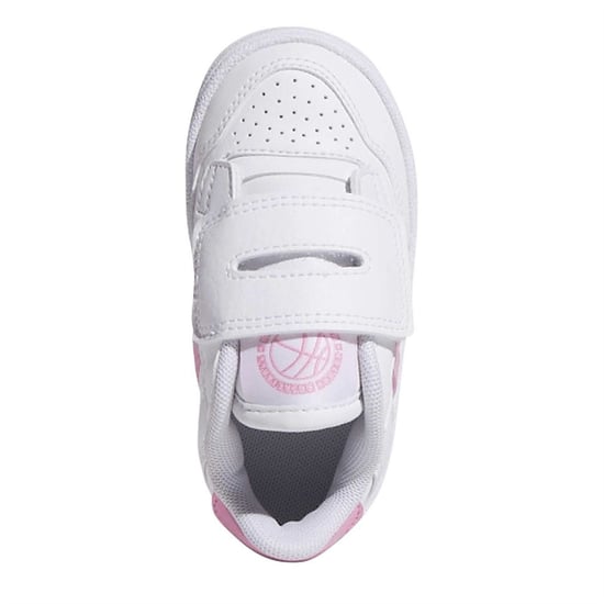 Girls adidas Rapid Court Trainers in Ftwr White/Blis - Image 5