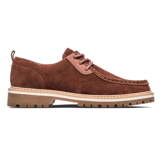 Men's CLAE Adults Low Top Trainers in Brown Suede - Image 1