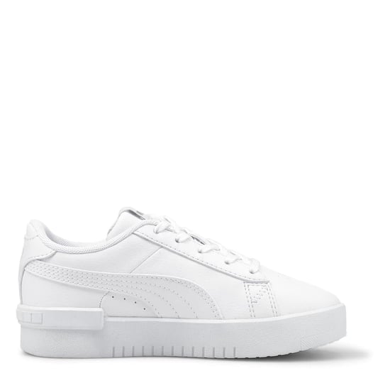 Girls Puma Jada Court Trainers Child Girls in White/White - Image 4