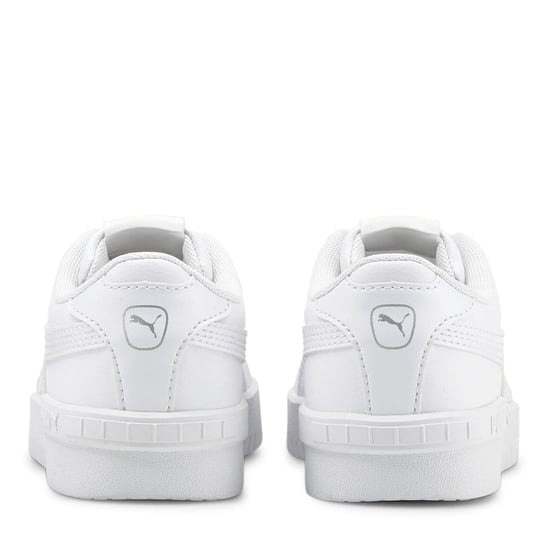 Girls Puma Jada Court Trainers Child Girls in White/White - Image 5