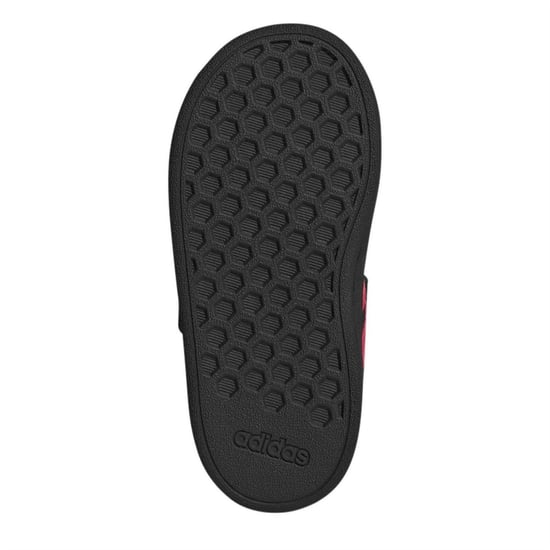 Girls adidas Grand Court Trainers in Core Black/Luci - Image 6