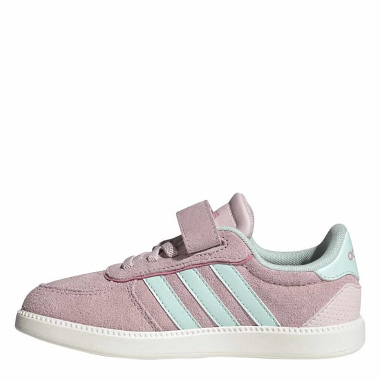 Girls adidas Breaknet Slee Trainers in Clear Pink/Halo - Image 2