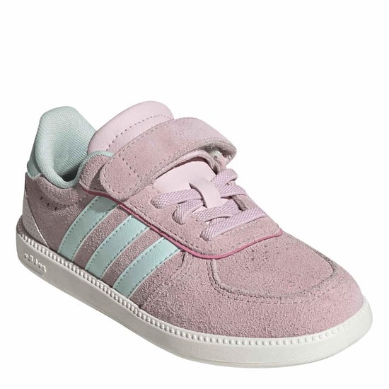 Girls adidas Breaknet Slee Trainers in Clear Pink/Halo - Image 3