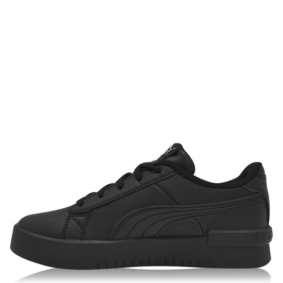 Girls Puma Jada Court Trainers Child Girls in Black/Black - Image 2