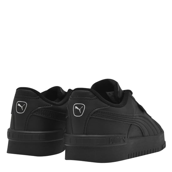 Girls Puma Jada Court Trainers Child Girls in Black/Black - Image 5