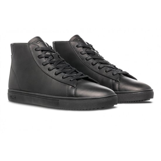 Men's CLAE Adults Low Top Trainers in Triple Blk/Lth - Image 2