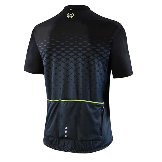 Bicycle Line Heren Rayon Fiets Trui (Zwart/geel) - Image 2