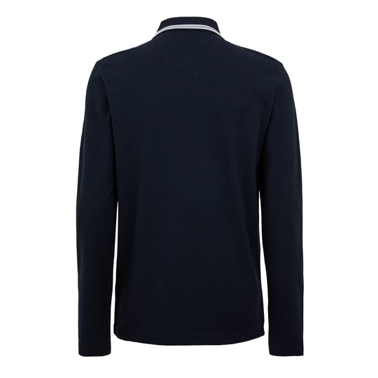 Boss Heren Plisy poloshirt met lange mouwen (Marine) - Image 2