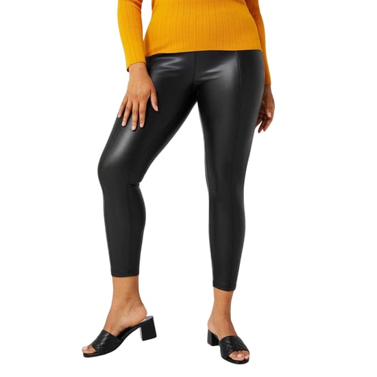 Biba Dames/Dames PU Leggings (Zwart) - Image 1