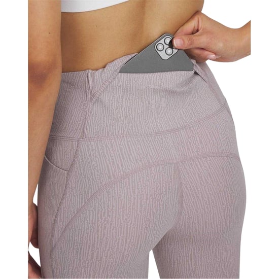 Under Armour Womens/Ladies Launch Elite Abstract Leggings (Frost Gray) - Image 4