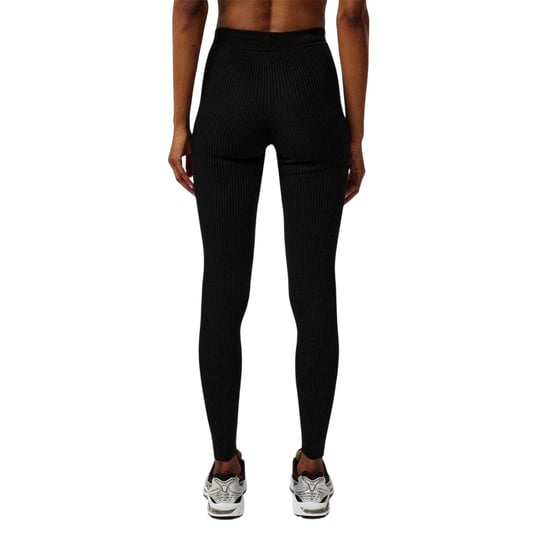 Essentials Dames/Dames Geribde Legging (Zwart) - Image 3