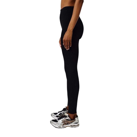 Essentials Dames/Dames Geribde Legging (Zwart) - Image 4