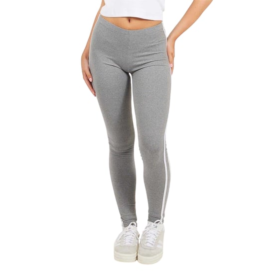 Brave Soul Dames/Dames Legging Zijgestreept (Grijs gemêleerd/wit) - Image 2
