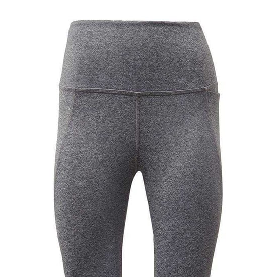 Reebok Dam Lux Fitted Träningsleggings (Mörkgrå Melange) - Image 2