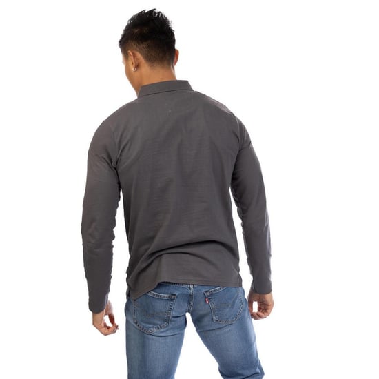 Peter Werth Chessum-poloshirt voor heren (Houtskool) - Image 3